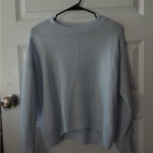 Vince Camuto Soft Blue Crew Neck Sweater